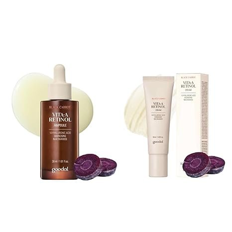 GOODAL Black Carrot VITA-A Retinol : Ampoule, Cream