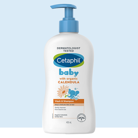 Baby Wash & Shampoo with Organic Calendula