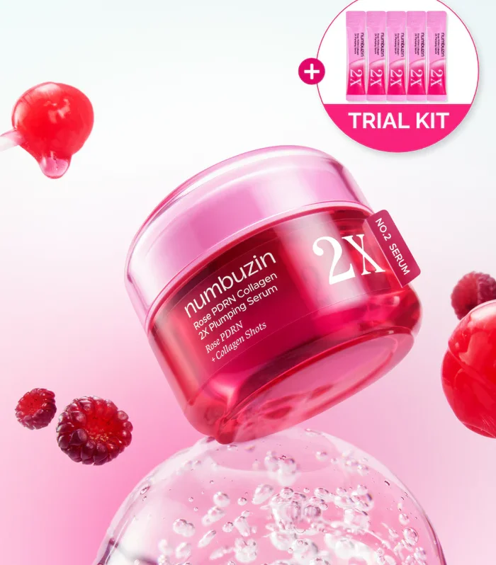 No.2 Rose PDRN Collagen 2X Plumping Serum