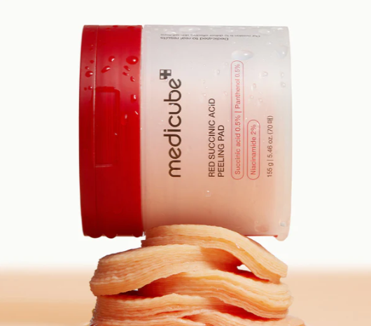 Red Succinic Acid Panthenol Pads